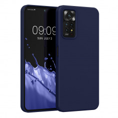 Husa kwmobile pentru Xiaomi Redmi Note 11 Pro/Redmi Note 11 Pro 5G/Redmi Note 12 Pro , Silicon, Albastru, 57373.182