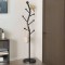 Cuier pentru haine, cu 7 carlige, in forma de S, din otel carbon, dimensiuni 178 x 30 cm, greutate maxima suportata 35 kg, negru
