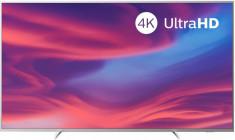 Televizor LED Philips 177 cm, 70PUS7304/12, Ultra HD 4K, Smart TV, Ambilight, WiFi, CI+, Argintiu foto