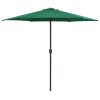 Umbrela de soare cu stalp aluminiu, verde, 270 x 246 cm GartenMobel Dekor, vidaXL