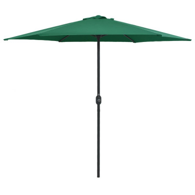 Umbrela de soare cu stalp aluminiu, verde, 270 x 246 cm GartenMobel Dekor foto
