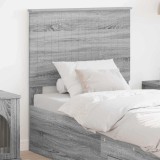 vidaXL Tăblie cap cu headboard Gri Sonoma 80 cm Lemn compozit 887820
