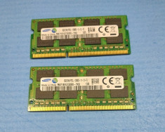Memorii RAM DDR3 kit 16GB 2 x 8GB SAMSUNG 2RX8 PC3L 12800 la 1600Mhz laptop foto