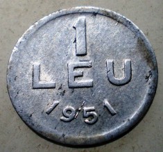 1.830 ROMANIA RPR 1 LEU 1951 foto