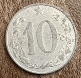 C50 - Moneda foarte veche - Cehoslovacia - 10 haler - 1953