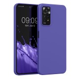 Husa Kwmobile pentru Xiaomi Redmi Note 11 Pro/Redmi Note 11 Pro 5G, Silicon, Albastru, 57373.234, Carcasa