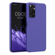 Husa Kwmobile pentru Xiaomi Redmi Note 11 Pro/Redmi Note 11 Pro 5G, Silicon, Albastru, 57373.234