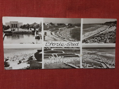 Eforie Sud - imagini multiple - vedere RPR circulata 1967 foto