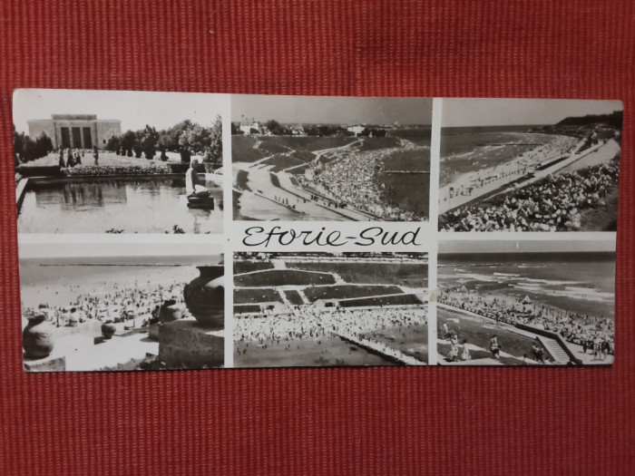 Eforie Sud - imagini multiple - vedere RPR circulata 1967