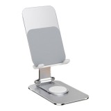 Suport pentru Telefon, Flippy, Suport Pliabil pentru Streaming, din Aliaj de Aluminiu, Compatibil cu Tableta, pentru Birou, 14.6 x 11.5 x 7 cm, Aurora