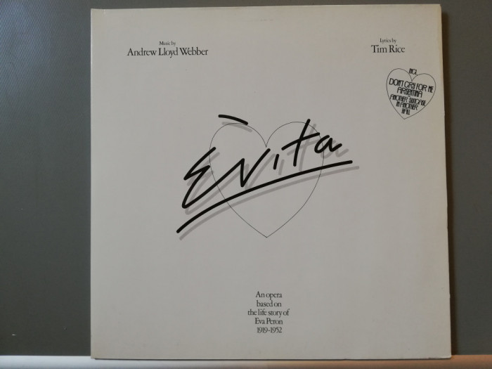 Andrew Loyd Webber &ndash; Evita &ndash; 2 LP Set ( 1976/MCA/RFG) - Vinil/Vinyl/ca Nou (M)