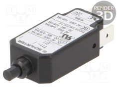 &Icirc;ntrerupător supracurent SCHURTER T11-811 240VAC 48VDC 3A SPST 1 poli