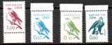 KIRGHIZSTAN, K&Acirc;RG&Acirc;ZSTAN, Kyrgyzstan 2004, 2005 Fauna, Pasari, serie neuzata, MNH, Nestampilat