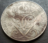 Cumpara ieftin Moneda istorica 5 ORE - SUEDIA, anul 1949 * cod 3029, Europa, Fier
