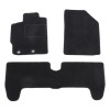 Set covorase auto mocheta Velor TOYOTA YARIS (XP90) HB, 01.2006-03.2011, negru,