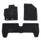 Set covorase auto mocheta Velor TOYOTA YARIS (XP90) HB, 01.2006-03.2011, negru,