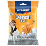 Cumpara ieftin Recompense Caini Vitakraft Dental Snack 3in1 Small, 120 g