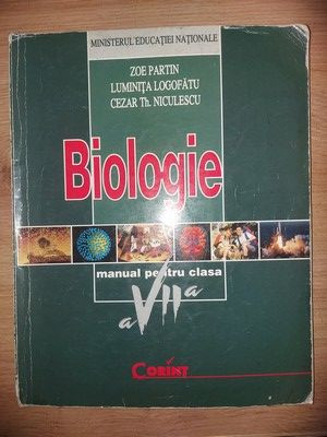 Biologie. Manual pentru clasa a 7-a - Zoe Partin, Luminita Logofatu