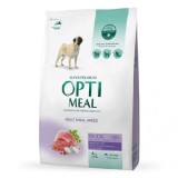 Optimeal Adult Small Breed, hrana uscata pentru caini, rata, 4 kg