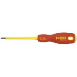 Surubelnita cruce Phillips 1000V VDE PH0x60 mm Neo Tools 04-071 HardWork ToolsRange
