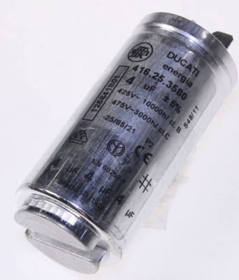 4UF - 475V CONDENSATOR DE FUNCTIONARE 1256418011 pentru masina de spalat vase ELECTROLUX / AEG foto