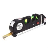 Nivela cu laser FOXMAG24, Fascicul luminos, Buton ON/OFF, Boloboc, Ruleta 2.5m , Rigla 15 cm, Multifunctionala 4in1, Masoara in plan vertical, orizont