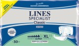 Scutece pentru adulti Lines Specialist Classic Super, 7 picaturi, marimea XL, 30 bucati, unisex