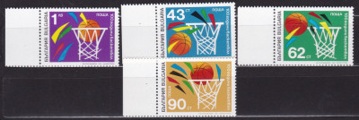 BULGARIA 1991 SPORT BASCHET SERIE MNH foto