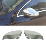 Cumpara ieftin Ornamente Inox Capace Oglinda VW Passat CC 2008-2017 ALM - Tuning Auto Exterior, Aspect Cromat, Banda 3M