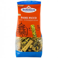 Panne Picco Asia cu Susan Negru Mini Grisine Bio din Alac Orez si Mei Sommer 150gr