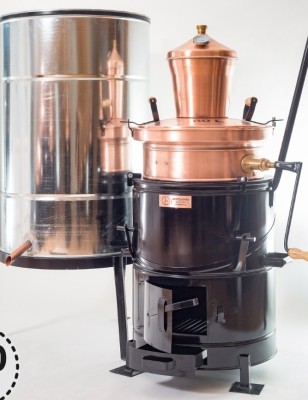 Cazan tuica cupru foto