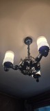 Lustre fier forjat, vintage