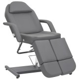 Cumpara ieftin Scaun tratament de infrumusetare, gri, 180x62x78 cm, piele eco