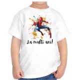 Tricou baieti, aniversare, tematica Batman, Happy Birthday, 4 ani