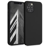 Husa pentru Apple iPhone 12 Pro Max, Silicon, Negru, 52714.47, Carcasa, Kwmobile
