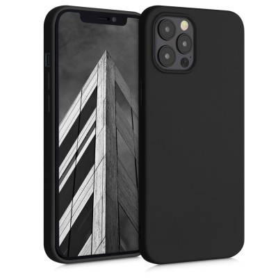 Husa pentru Apple iPhone 12 Pro Max, Silicon, Negru, 52714.47 foto