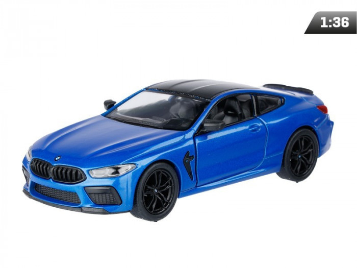 Model 1:38, Kinsmart, Bmw M8 Competition Coupe, Albastru A11751NI