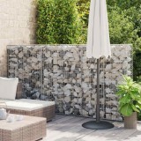 Cumpara ieftin Perete gabion cu capace, 300 x 50 x 150 cm, oțel galvanizat