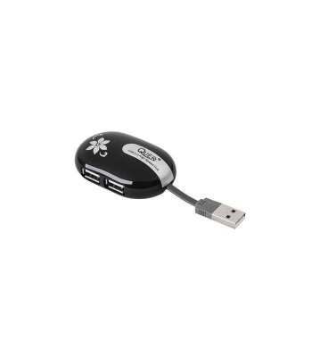 Hub USB 4 porturi QUER USB2.0 480Mbit/s foto