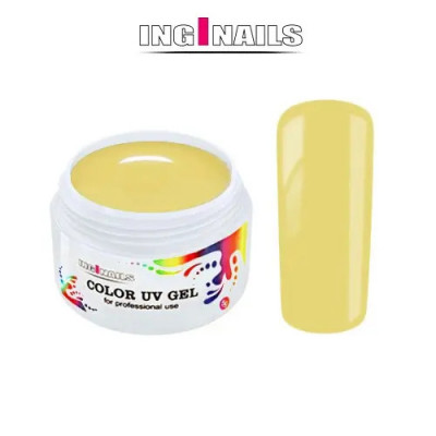 Gel UV colorat Inginails 5g &amp;ndash; Pastel Yellow foto