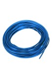 F&acirc;șie de protecție pentru muchia ușii mașinii 15m PVC anti-zg&acirc;rieturi &ndash; crom albastru 15m