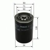 Filtru ulei PEUGEOT BOXER caroserie (230L) (1994 - 2002) BOSCH 0 451 103 238