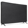 Husa TV 75 inch Kwmobile Negru Textil Poliester - Protectie Praf Zgarieturi Interior
