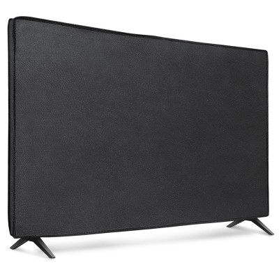 Husa de praf pentru televizor 75 inch, Kwmobile, Negru, Textil, 51705.01 foto