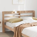 Gossi tablie de pat cu rafturi, 140 cm, lemn masiv de pin