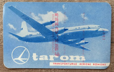 Calendar reclama TAROM 1961 foto