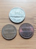 Lot 3 monede USA anul 1974