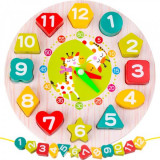 Ceas din lemn 12 piese puzzle - Invatam ceasul, Altele