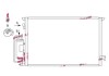Condensator climatizare Opel VECTRA C, 2002-08.2008; SIGNUM, 05.2003-08.2008, Saab 9-3, 01.2004-03.2009; Fiat CROMA, 06.2005- motor 1,6/1,8/2,0 T, 2,