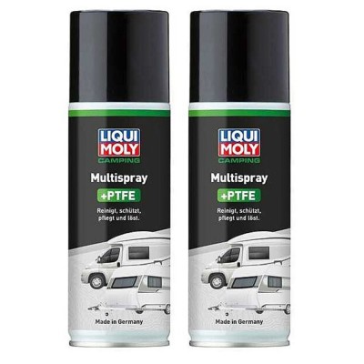 Pachet 2 x Multispray Liqui Moly pentru lubrifiere piese cauciuc si plastic 200 ml foto